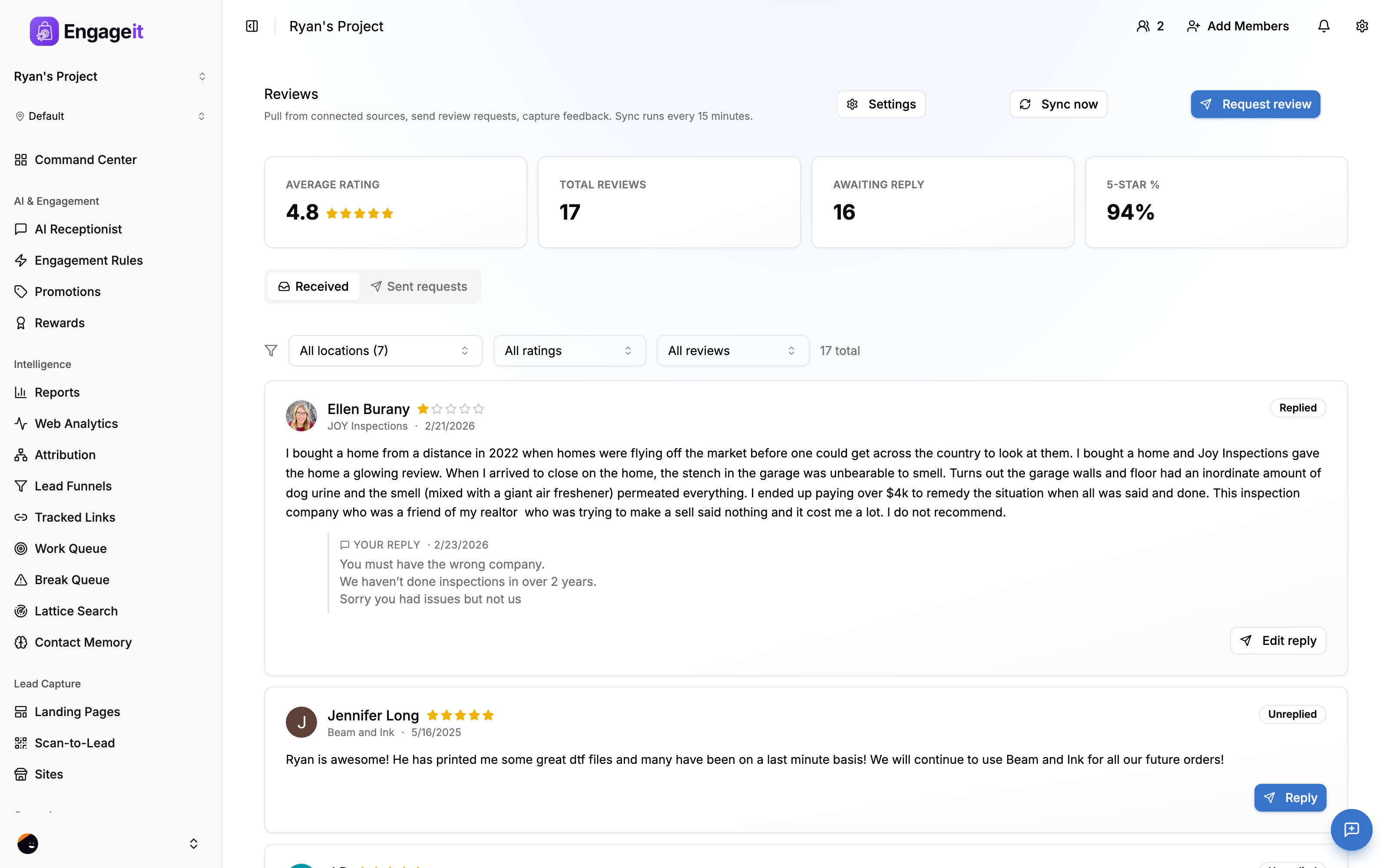 EngageIt reviews and reputation